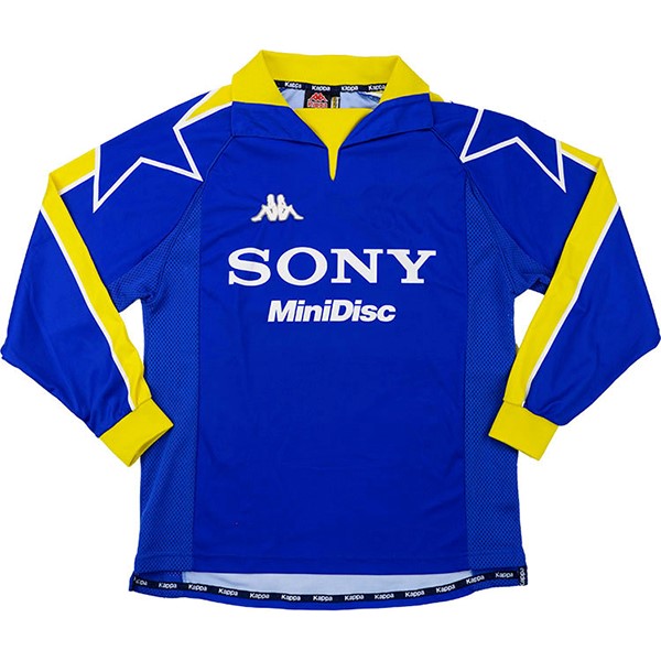 Camiseta Juventus Tercera equipo ML Retro 1997 1998 Azul
